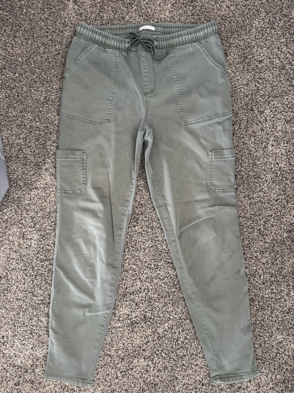 Maurices Olive Green Utility Jogger Pants